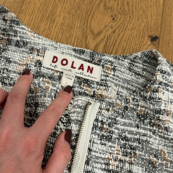 EUC Anthropologie DOLAN Zip-Up Tweed Cardigan‎ - Ladies Size L - Picture 4 of 7